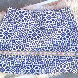 Divided skirt Boho tapestry tweed sz 6